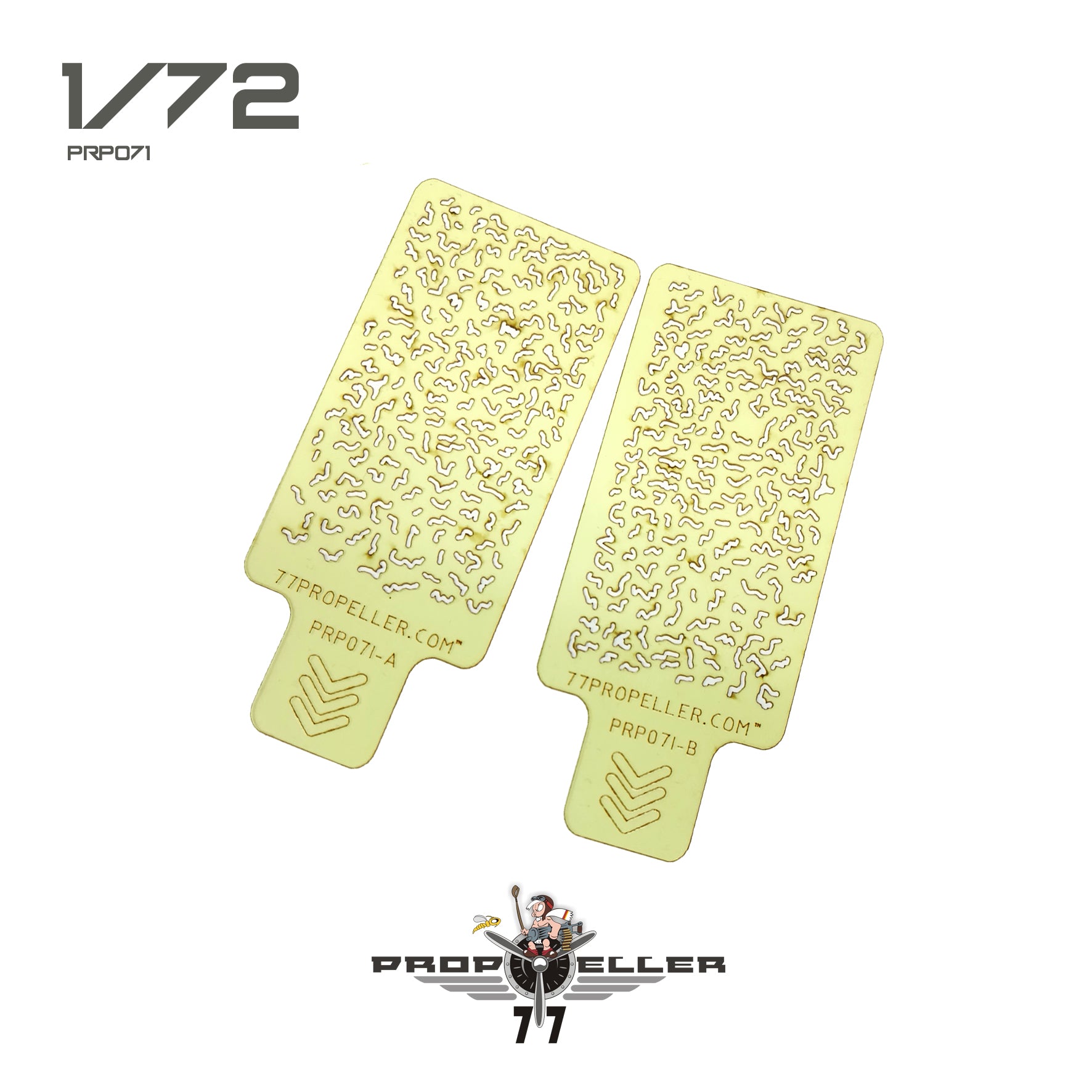 77 Propeller 1/72 Italian Camouflage Template No.4 / Variant D 2 Pieces PRP071