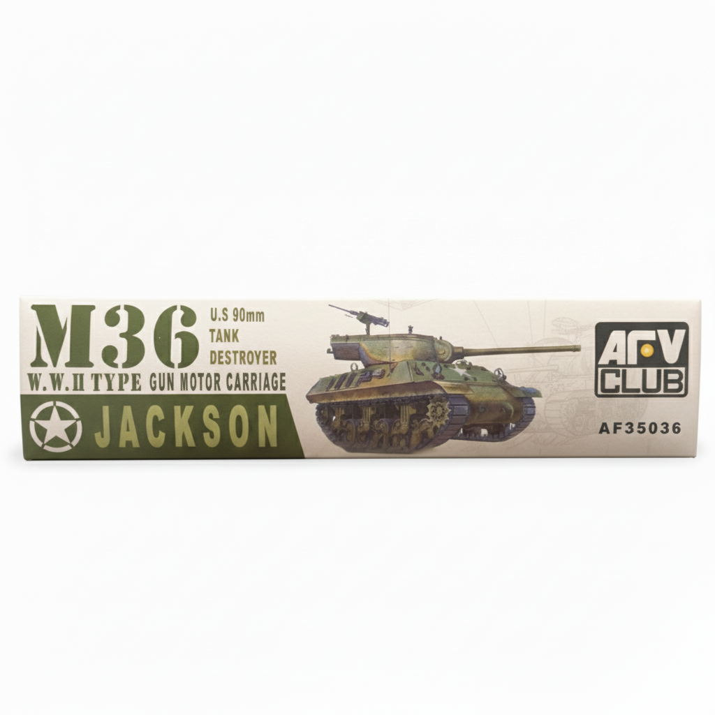 AFVクラブ M36 ジャクソン 1/35 サイドボックス(製品名と価格シール)