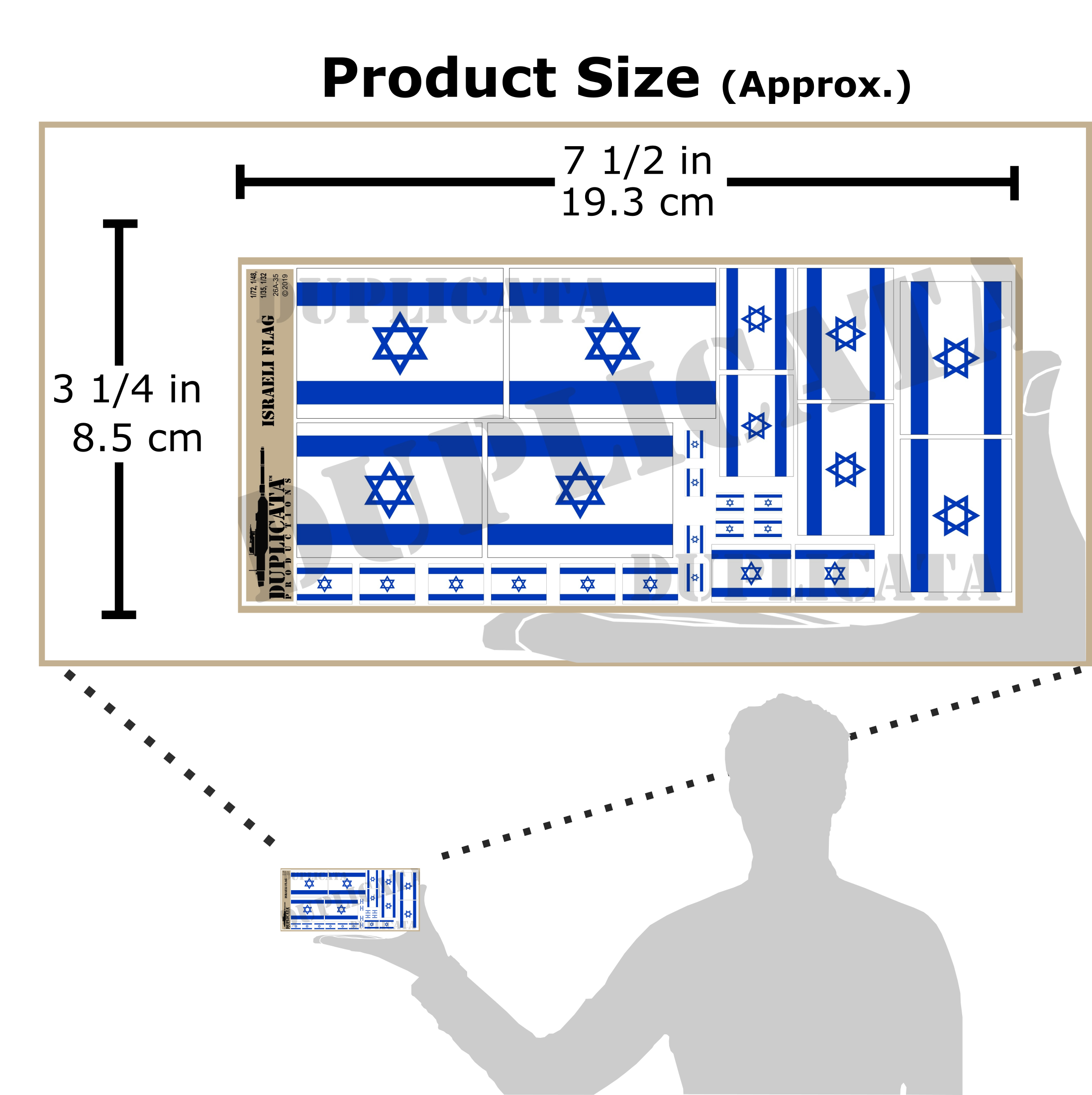 スケールモデル用ペーパーフラッグの使用例(掲揚・垂らし・破れ表現の作例)