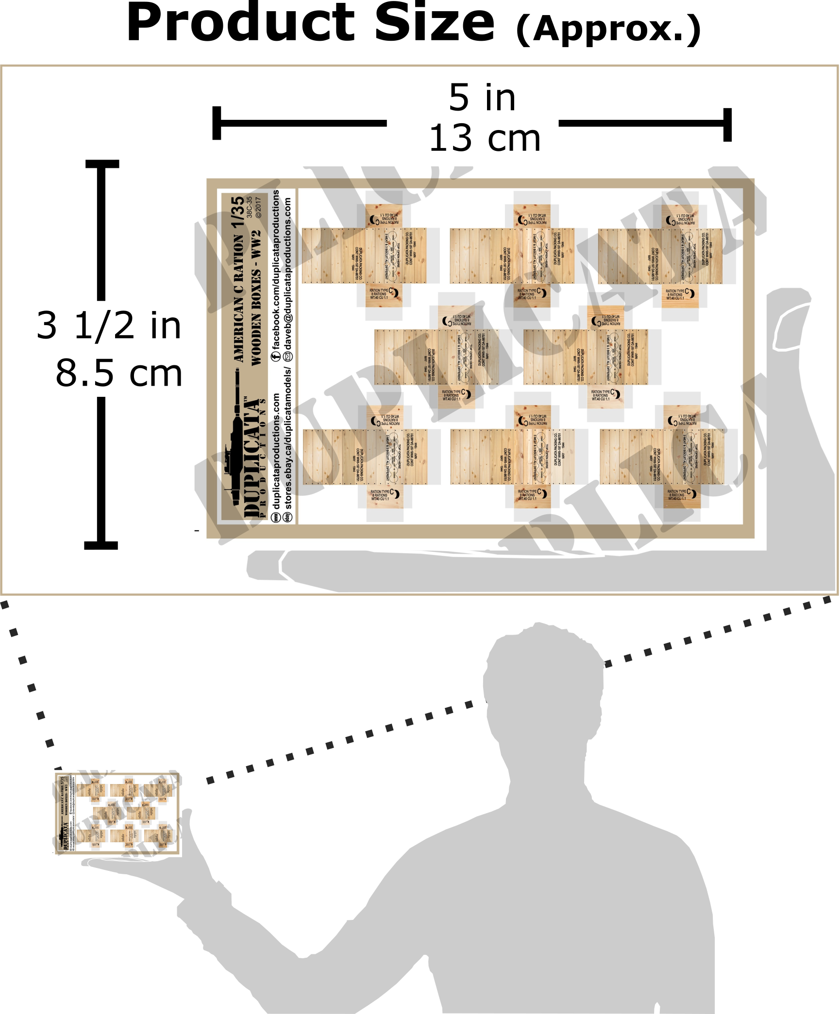 米軍Cレーション木箱(WW2)