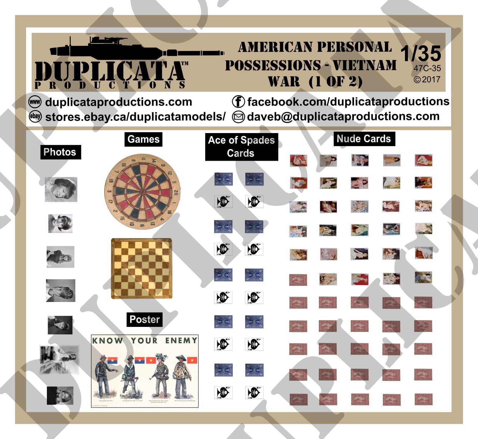 米軍 個人携行品(ベトナム戦争)(1/2) スケール参照イメージ(1/35)/SKU 47C-35