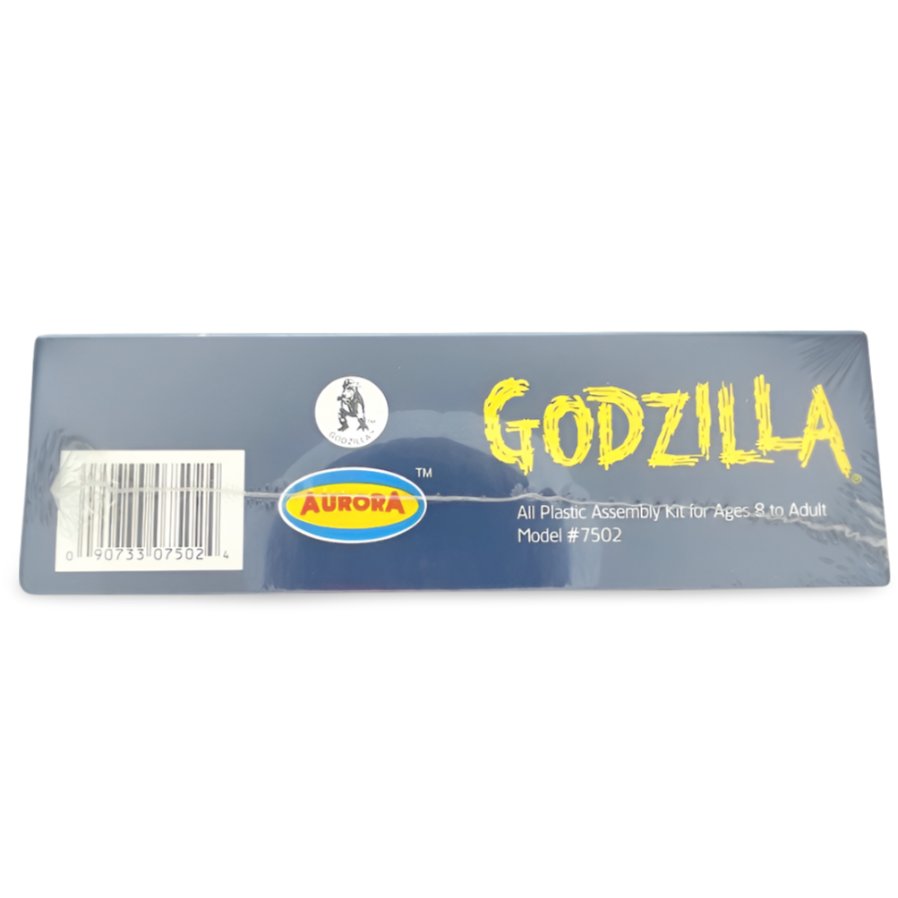 バーコード面(ゴジラ クラシックグリーン)プラモデル オーロラ No.7502