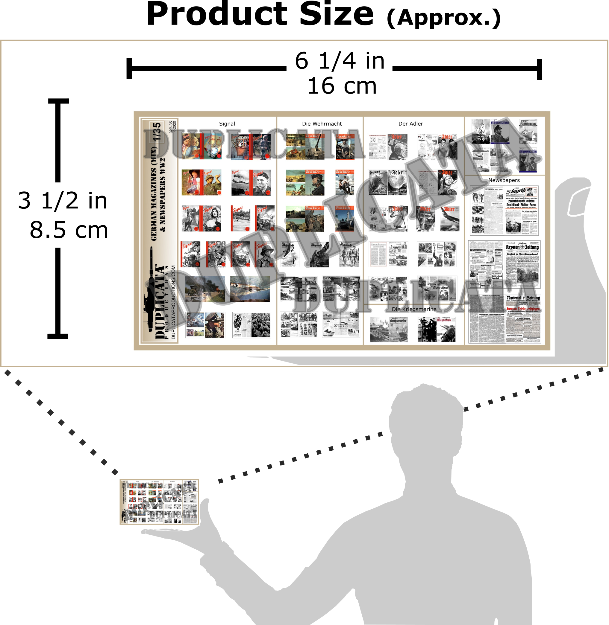 Duplicata ドイツ軍 雑誌・新聞 WWII(1/35)