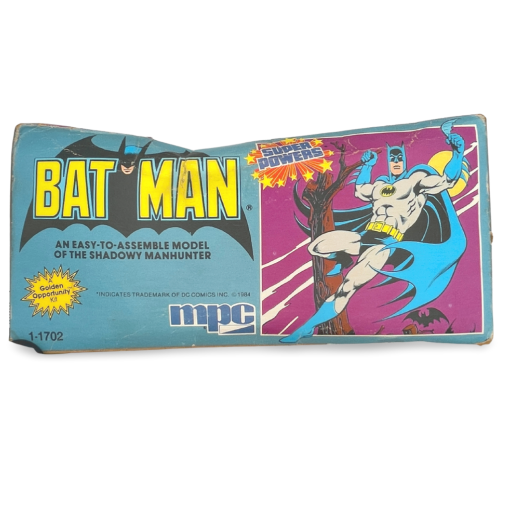 MPC バットマン スーパー・パワーズ 1/1702 外箱(側面パネルとタイトル)