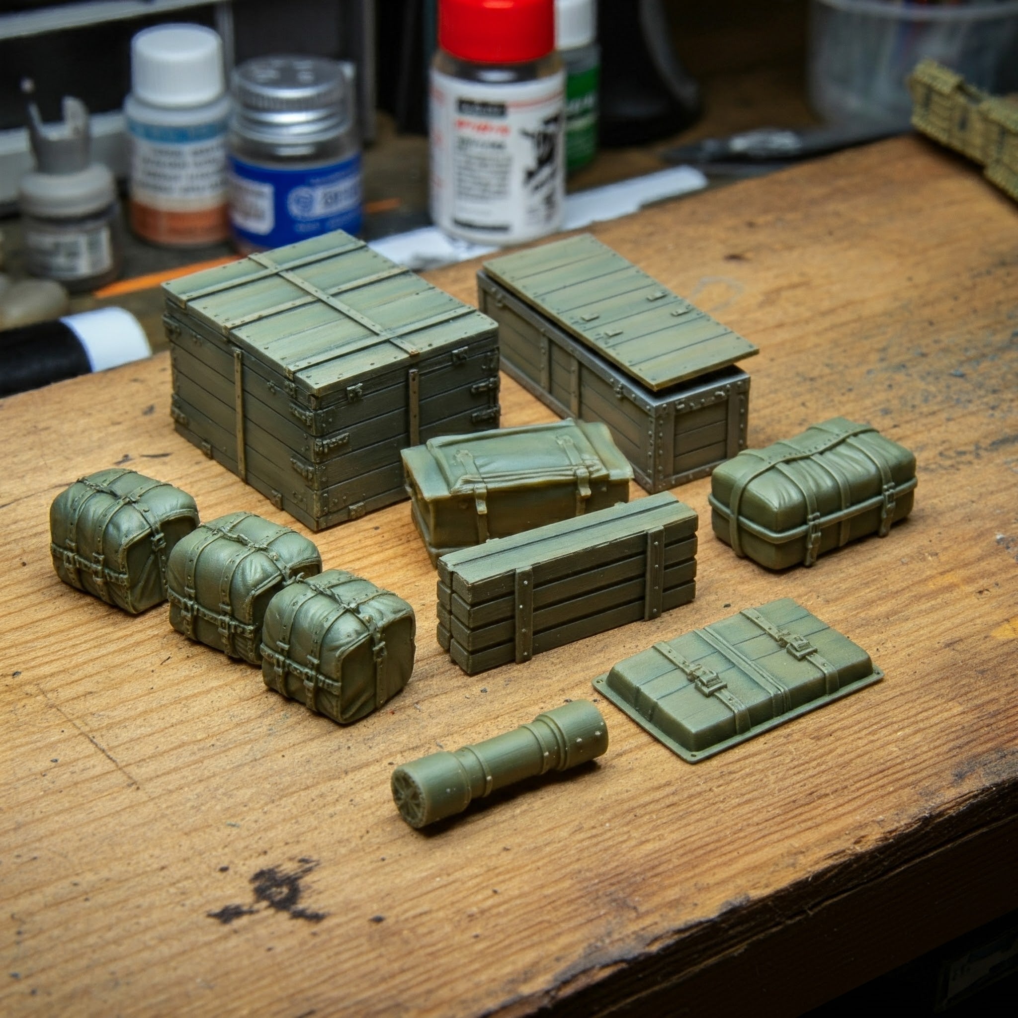 Value Gear｜1/35 レジン積載・荷物 – 205 Hobbies