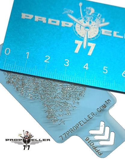 77 Propeller Micro Airbrush Stencil 60×40 mm PRP016 size of weathering template