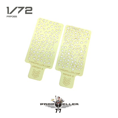 77 Propeller 1/72 Italian Camouflage Template Variant B 2 Pieces PRP069 Template A and B