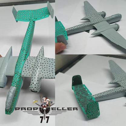 77 Propeller 1/72 He 219 A‑2 (Wnr. 290004) Camouflage Painting Template PRP079 template usage and results