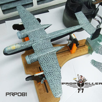 77 Propeller 1/72 He 219 Camouflage Painting Templates (Hobby 2000 & Dragon) PRP081 after airbrushing with template