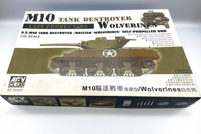 AFVクラブ M10 ウルヴァリンズ 後期型 1/35 ボックスアート（車両側面）