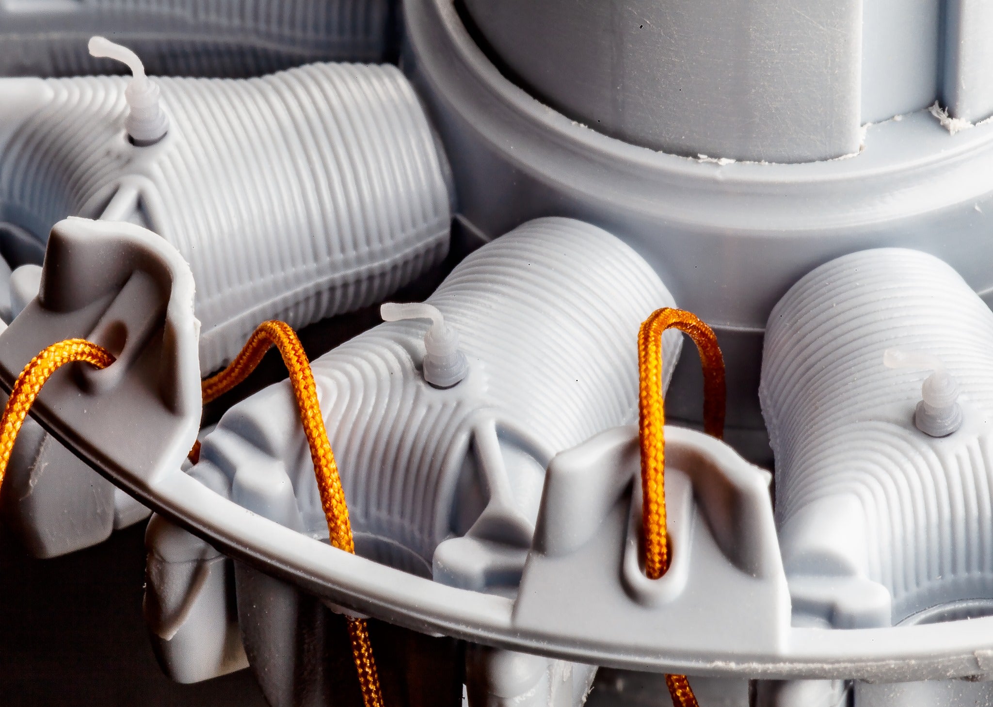 ANYZ ブレイデッドライン AN015 を使用した星型エンジン点火コードの作例（完成）