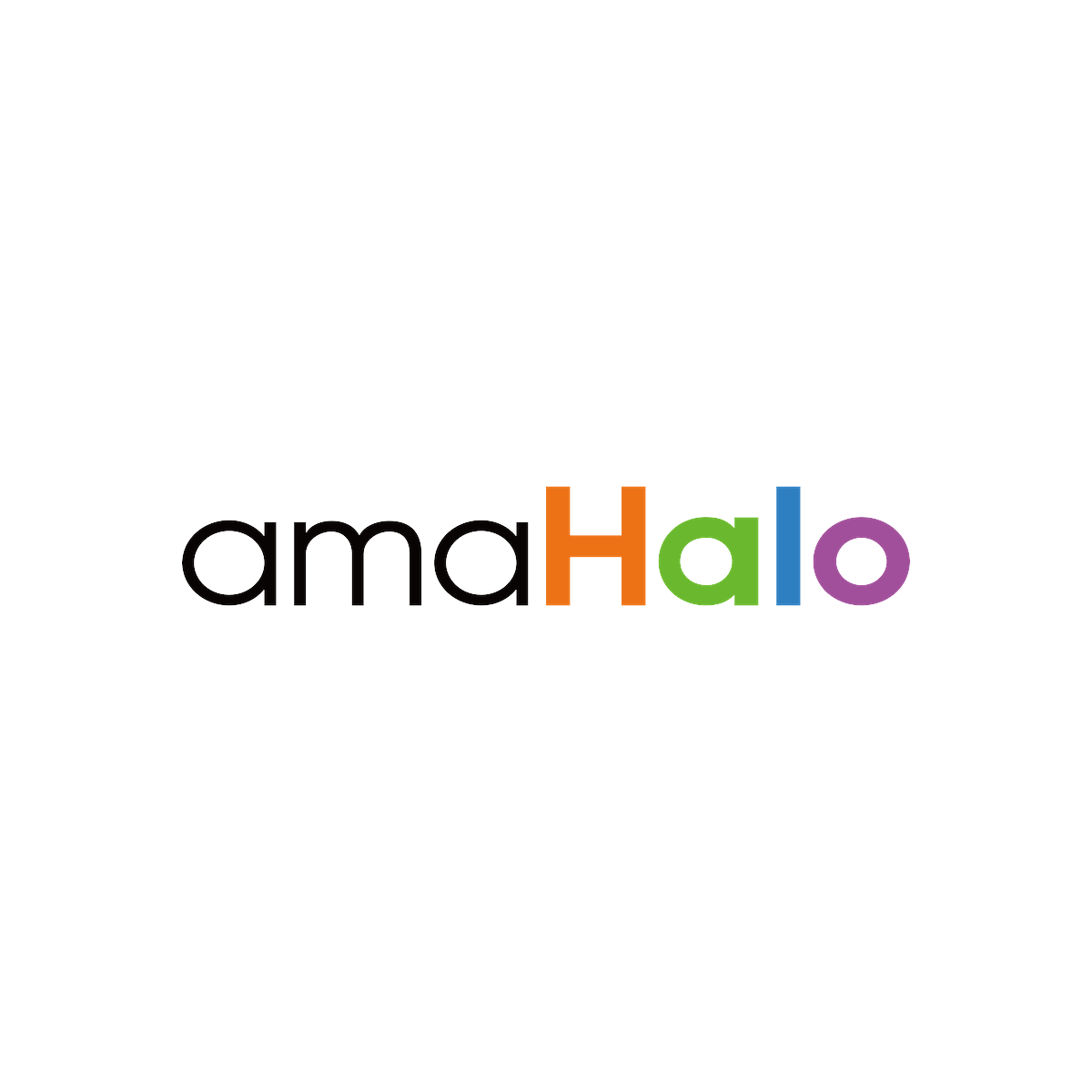 amaHalo ロゴ – モデル用インタラクティブLEDディスプレイ・ライティングシステム
