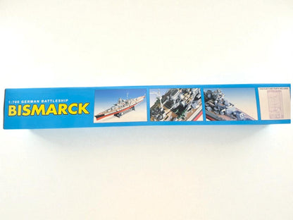 ドラゴン ドイツ戦艦 ビスマルク 1/700［7043］ボックス裏面（完成モデル写真入り）