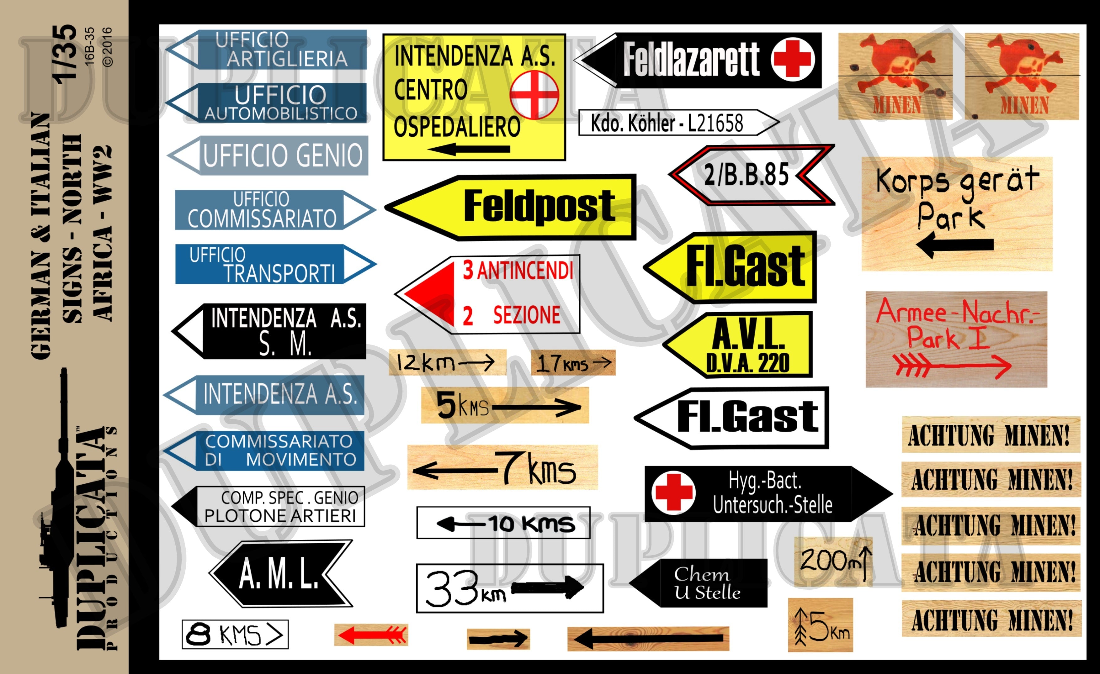 スケールモデル用ペーパーフラッグの使用例（掲揚・垂らし・破れ表現の作例）