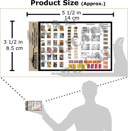 1/35スケール WWII日本の印刷物（サイズ比較付き）