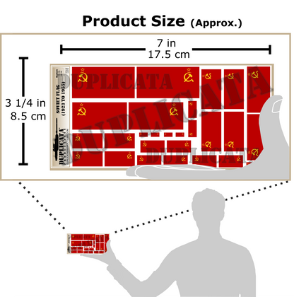 スケールモデル用ペーパーフラッグの使用例（掲揚・垂らし・破れ表現の作例）