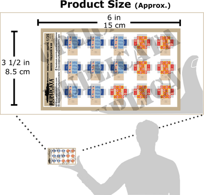 アメリカ軍 ソーダ／ポップ／清涼飲料ボックス（ベトナム戦争） 1/35 ペーパーアクセサリー（サイズ参考）