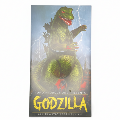 正面パッケージアート（ゴジラ クラシックグリーン）プラモデル オーロラ No.7502