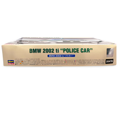 ハセガワ BMW 2002 ti パトカー 1/24［20478］ボックス側面（製品説明付き）