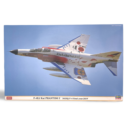 ハセガワ F-4EJ改 302飛行隊 F-4 ファイナルイヤー 2019 1/48［07475］ボックスアート（飛行中の機体）