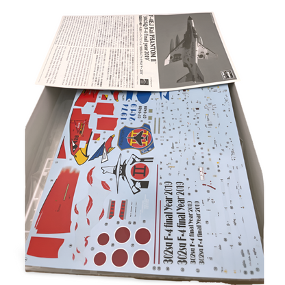 ハセガワ F-4EJ改 302飛行隊 F-4 ファイナルイヤー 2019 1/48［07475］デカールシートと説明書