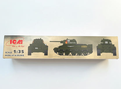 側面図（車両3面図）— ICM T-34/76（1943年初期型）