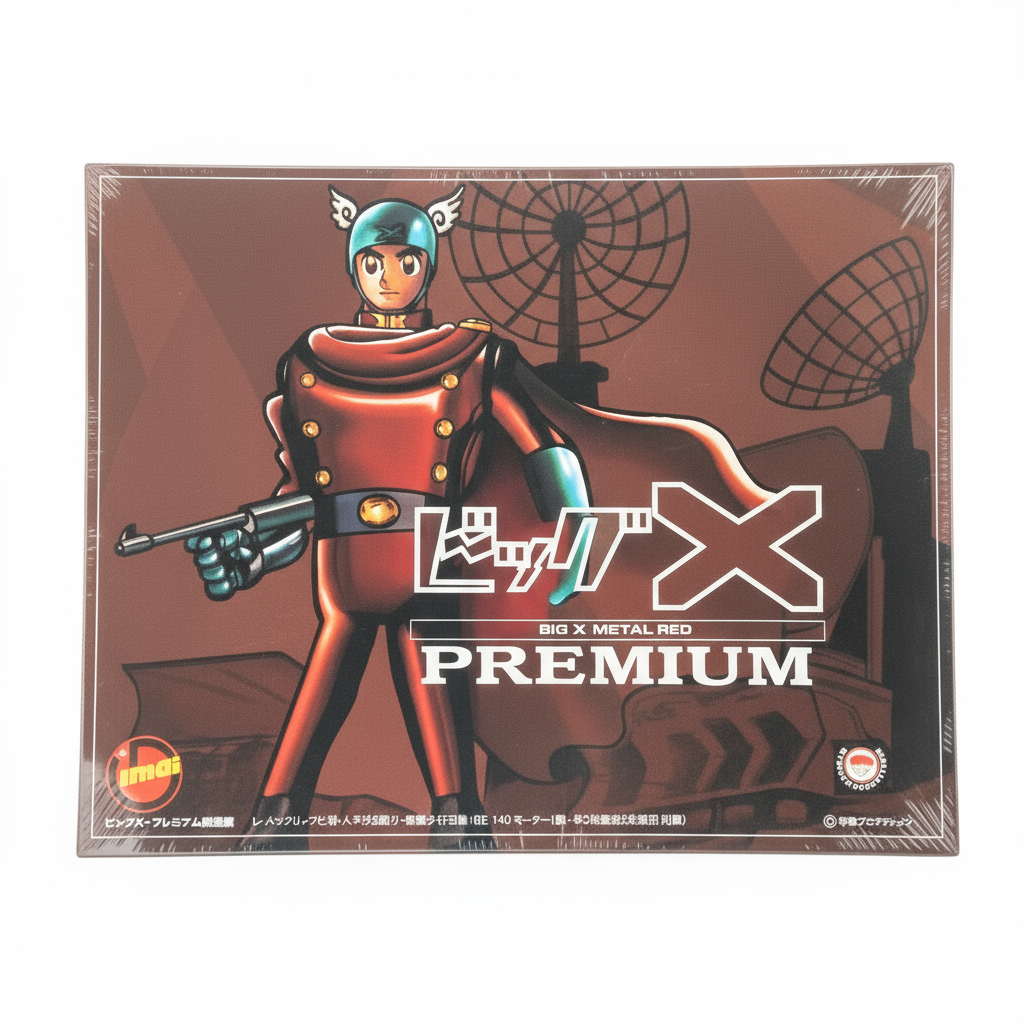 ビッグX プレミアム メタルレッド 正面パッケージアート（今井科学／品番：831112-4800）