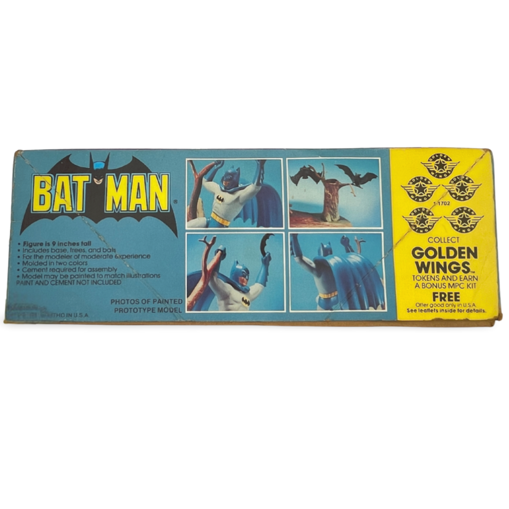 MPC バットマン スーパー・パワーズ 1/1702 外箱背面（塗装済み完成見本写真）