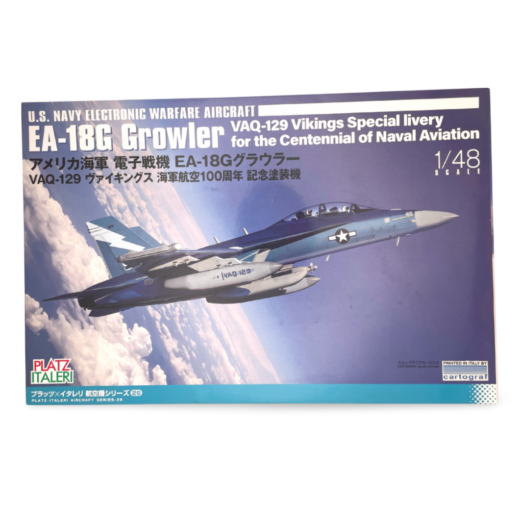 EA-18G グラウラー 1/48 プラッツ／イタレリ TPA-26 外箱 正面パッケージ