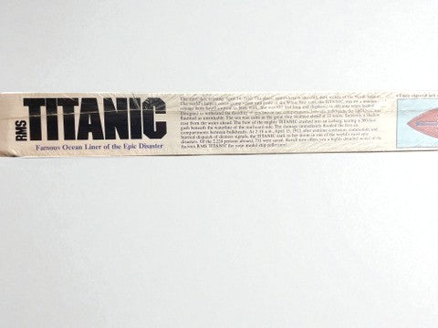 レベル RMS タイタニック 1/570［H-445］ボックス側面（製品説明文）